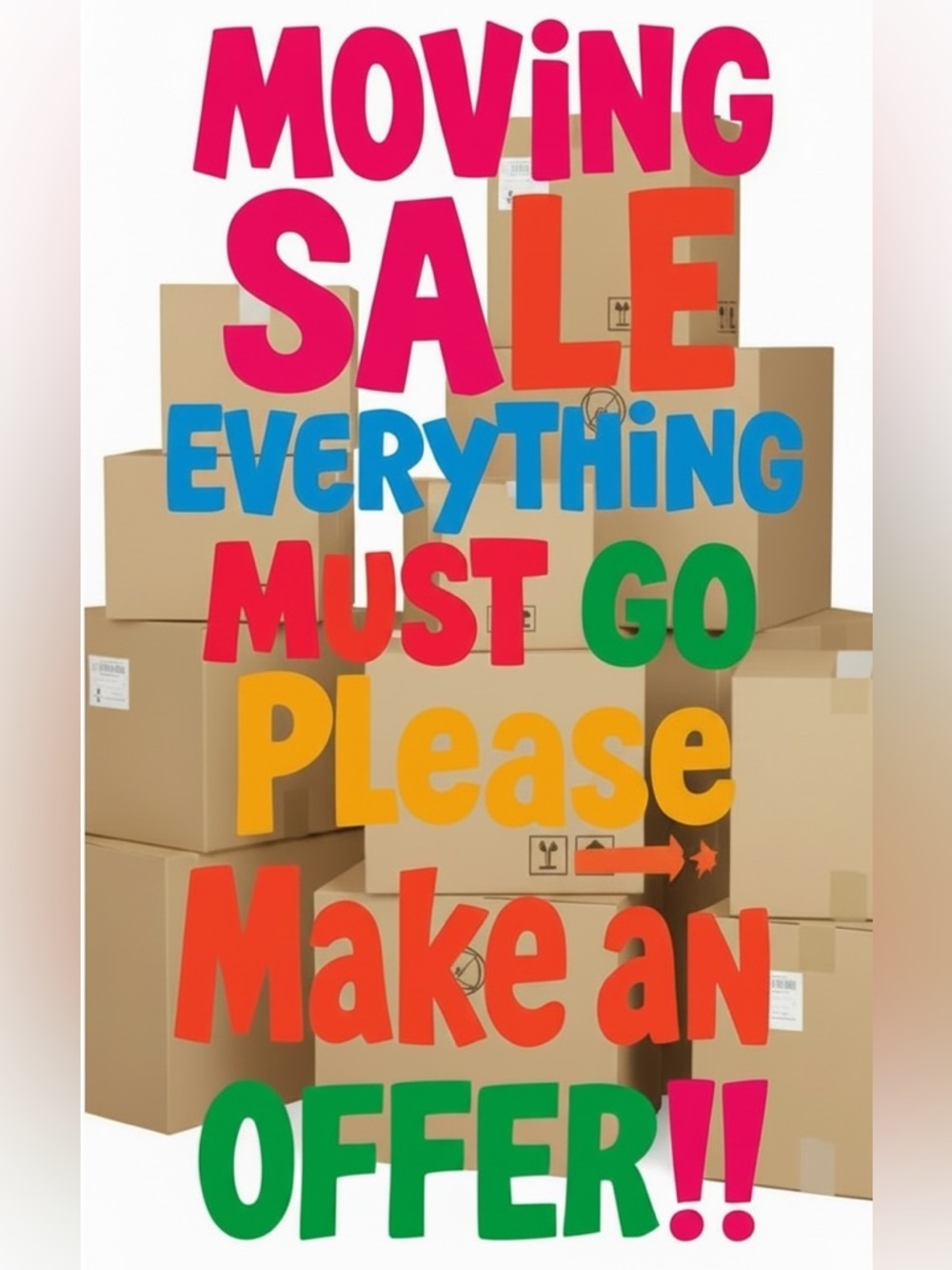 📦Moving Sale! 🧸Make an Offer!
